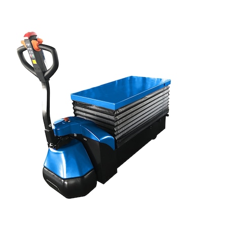 Eoslift 2,200 lbs. Weight Capacity, 48" x 28" Table Size, Dual Scissor Lift Table WTA10, 66.9" Raised Height WTA10